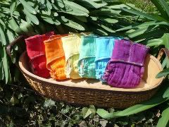 A Rainbow of Infant Prefold Fitteds - 6 Pack