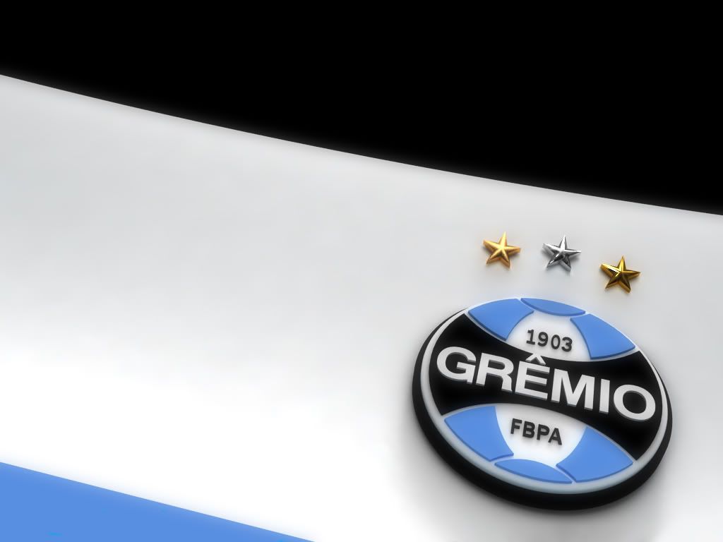 Wallpaper of the Grêmio soccer team done with 3D Studio Max