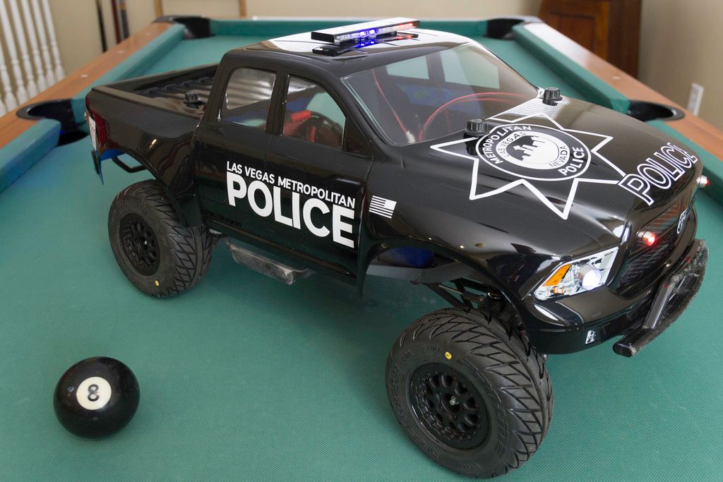 traxxas slash police body