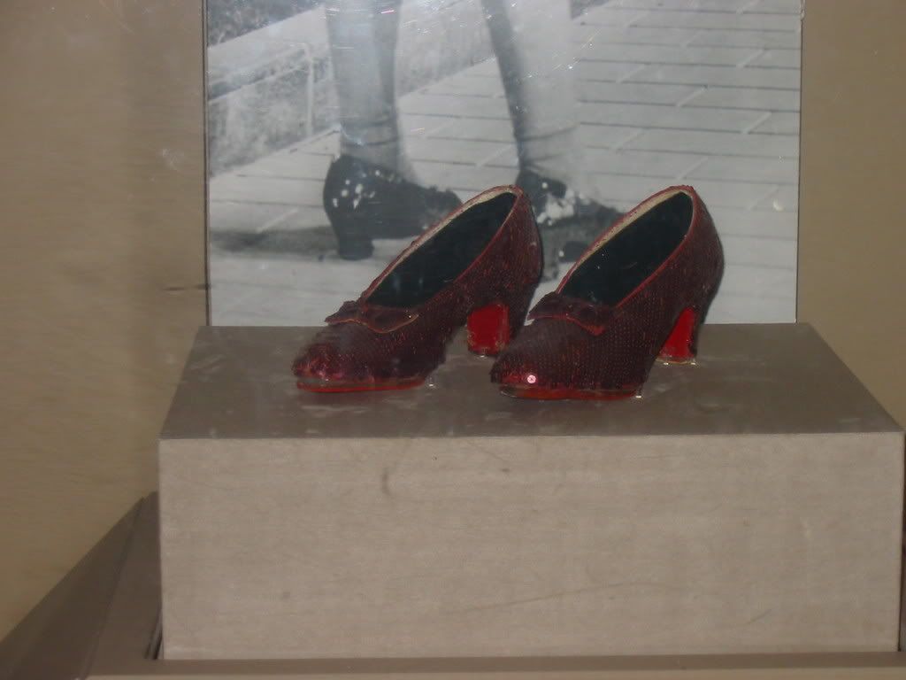Dorothy's red shoes