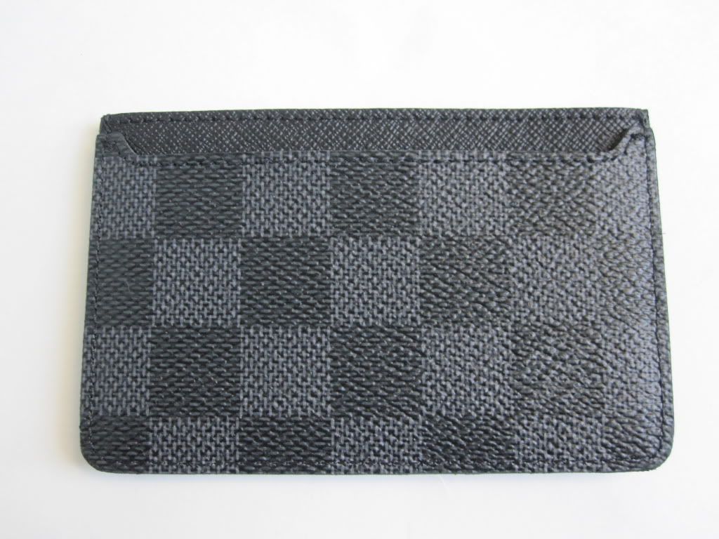 Louis Vuitton Damier Graphite Card Holder Wallet Compact Black Monogram New LV | eBay