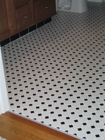 White+hexagon+tile+with+black+grout