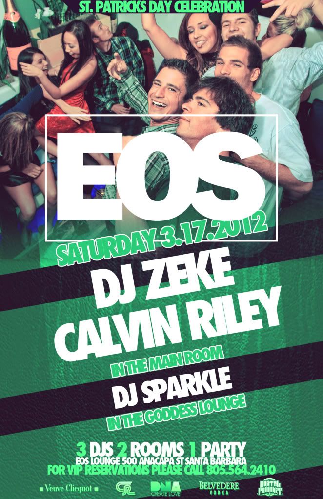 EOS Lounge: SANTA BARBARA NIGHTCLUB | SATURDAY NIGHT AT EOS LOUNGE 3.10.12