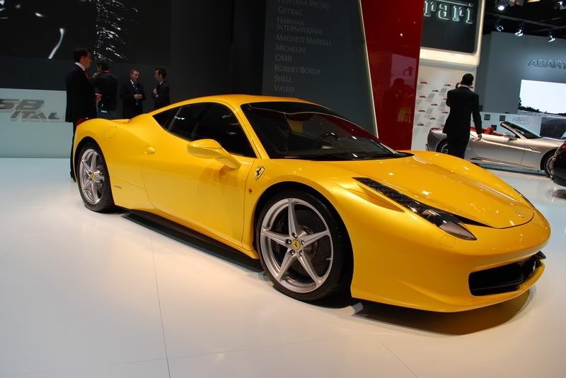 Ferrari 458 Italia in Yellow 2 Image
