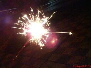 fireworks!...sparks