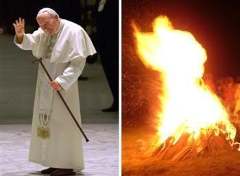 pope_fire Pictures, Images and Photos