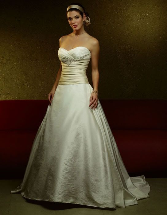 wedding dress champagne