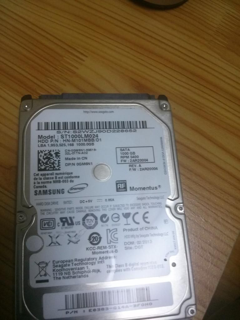 hdd hàng tháo máy laptop alienware