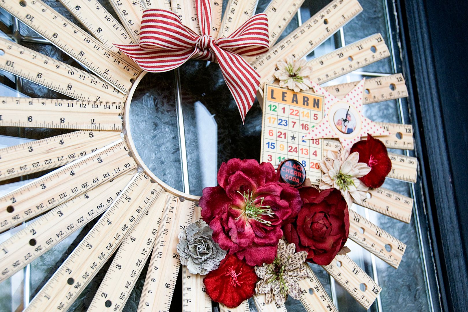 Pinterest: Ruler Wreath