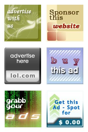 Free 125x125 Advertising Button in PSD