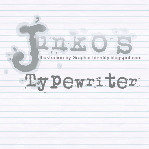 3 Free Destroyed Typewriter Fonts - Junk'o Typewriter