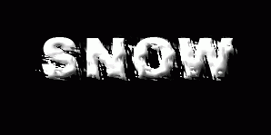 Fill a novel layer every bit a background amongst dark color Photoshop blueprint Snow Text Effect