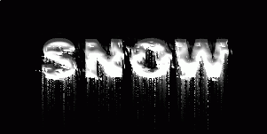 Fill a novel layer every bit a background amongst dark color Photoshop blueprint Snow Text Effect