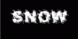 Fill a novel layer every bit a background amongst dark color Photoshop blueprint Snow Text Effect