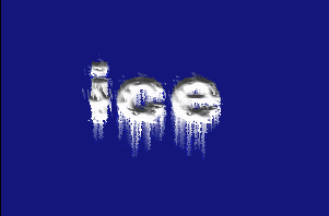 finished snow text effect