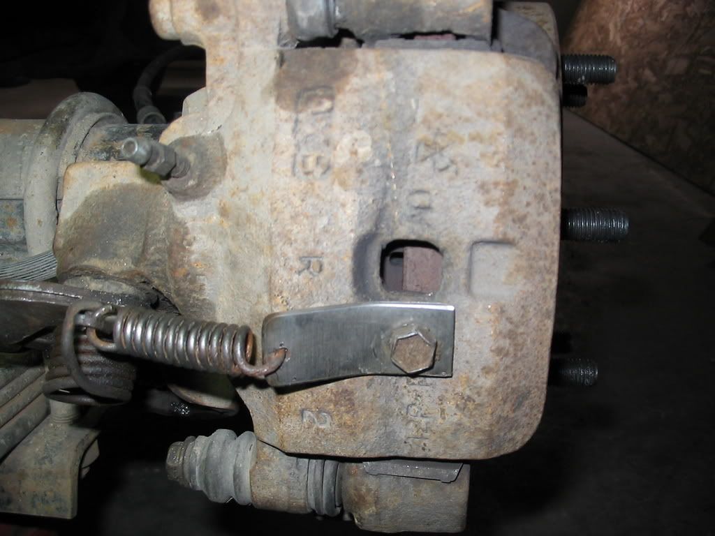 emergency brake return spring a simple fix Isuzu SUV Forum