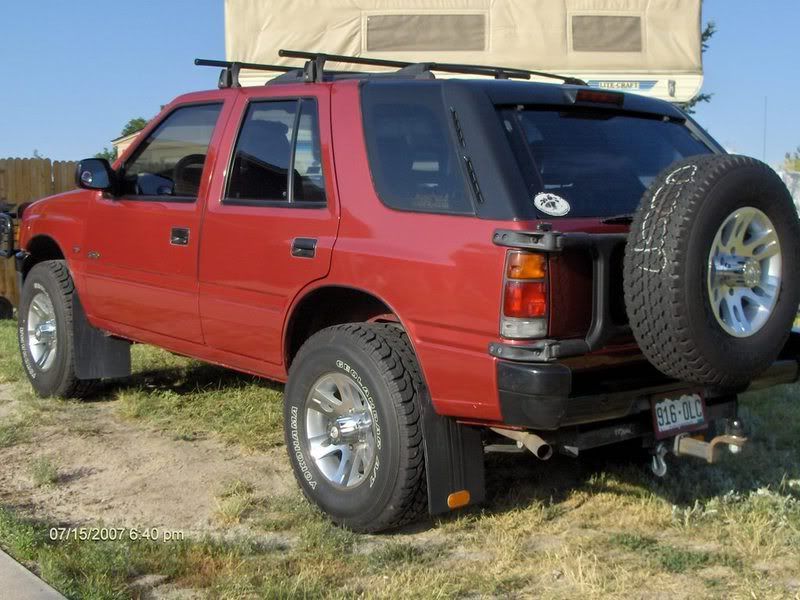 isuzu rodeo fender flares