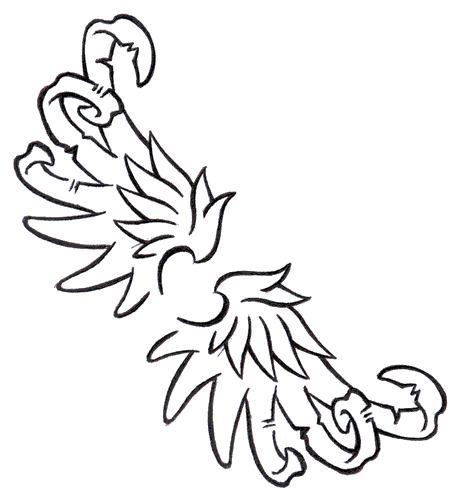 angel wing tattoo. angel-wings-tattoo-outline.gif