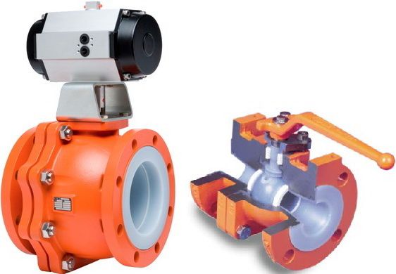 lined ball valve