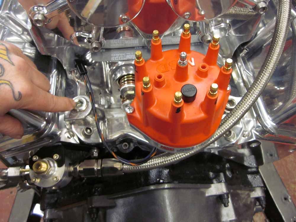 sbc heater/water ports