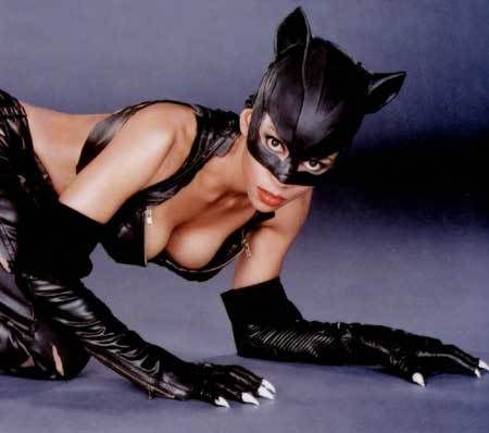 catwoman makeup. good in a catwoman suit as