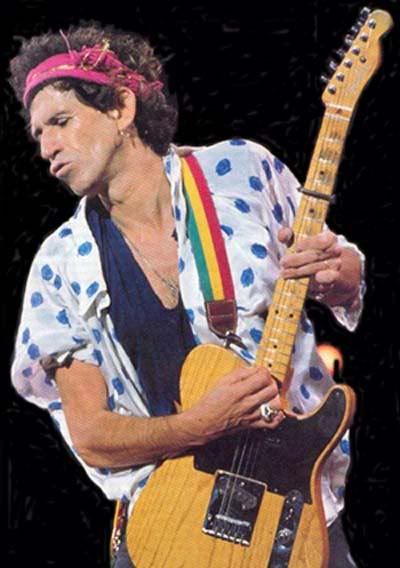 Keith Richards circa 1986
