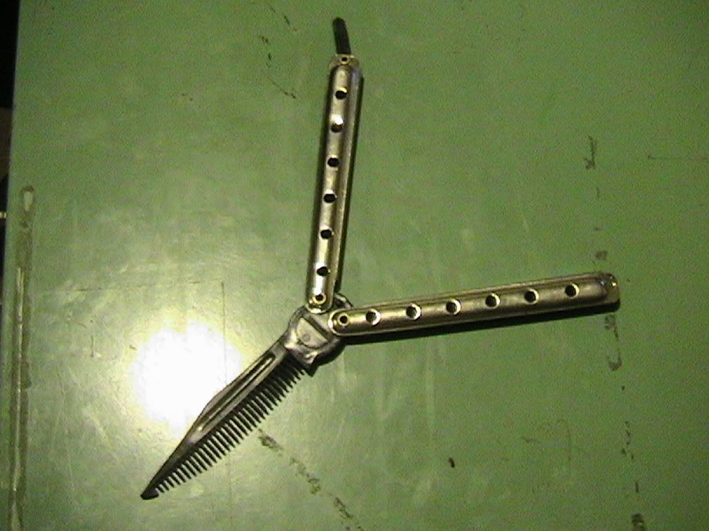 haha maybe the balisong comb