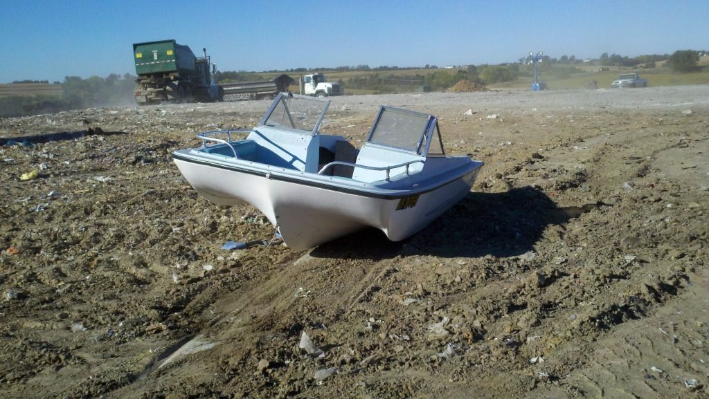 How do you throw away a boat?
