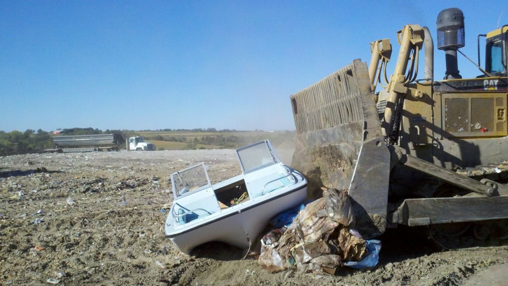 How do you throw away a boat?