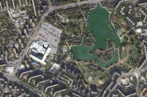 parcul ior după de betonare