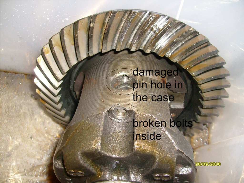 damaged rear differential?