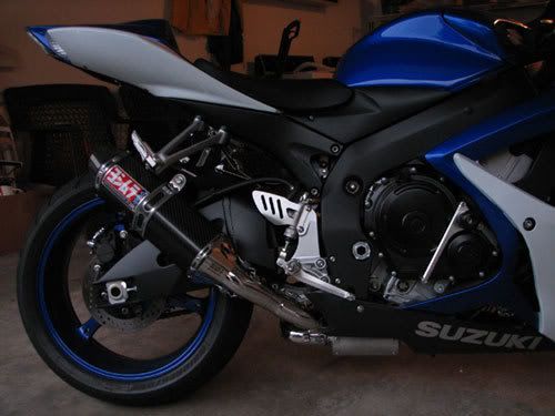 2007 gsxr 600 exhaust