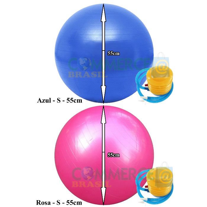 Bola Yoga Pilates Fitness Suiça 55cm-S com Bomba CBR-1069-commercebrasil Bola Yoga Pilates Fitness Suiça 55cm-S com Bomba CBR-1069-commercebrasil