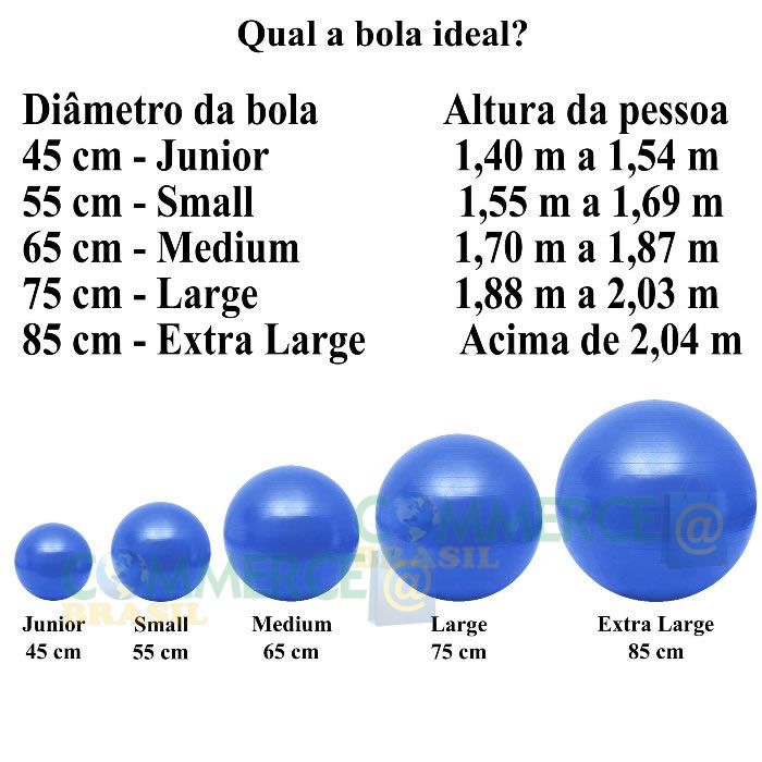 Bola Yoga Pilates Fitness Suiça 55cm-S com Bomba CBR-1069-commercebrasil Bola Yoga Pilates Fitness Suiça 55cm-S com Bomba CBR-1069-commercebrasil