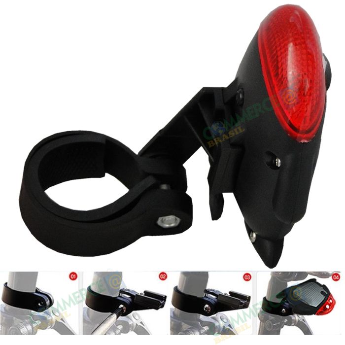 Farol de Bicicleta Pisca Pisca Energia Solar XL-808 CBR-1117-commercebrasil Farol de Bicicleta Pisca Pisca Energia Solar XL-808 CBR-1117-commercebrasil