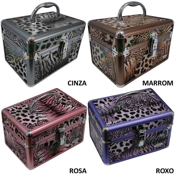 Maleta Maquiagem Jóia Alumínio Profissional Rubys FS-1131E Maleta Maquiagem Jóia Alumínio Profissional Rubys FS-1131E
