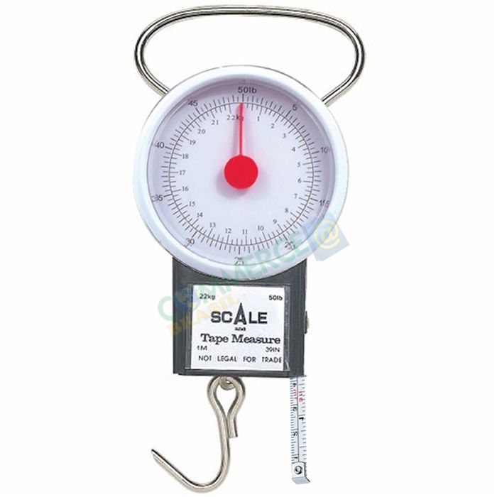 Balanca Analogica c/ Trena 1 Metro 22kg Pesca/Bolsa CBR1044-commercebrasil Balanca Analogica c/ Trena 1 Metro 22kg Pesca/Bolsa CBR1044-commercebrasil