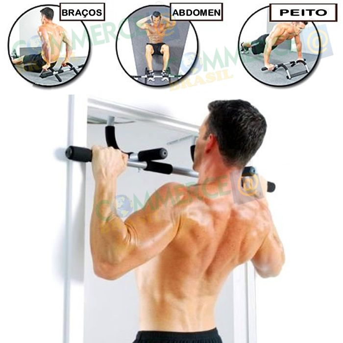 Barra Multifuncional de Exercícios IRON GYM para Porta CBR1066 Barra Multifuncional de Exercícios IRON GYM para Porta CBR1066