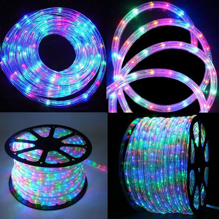 Mangueira Luminosa LED Corda Natal Pisca Colorido Rolo 10mt Mangueira Luminosa LED Corda Natal Pisca Colorido Rolo 10mt