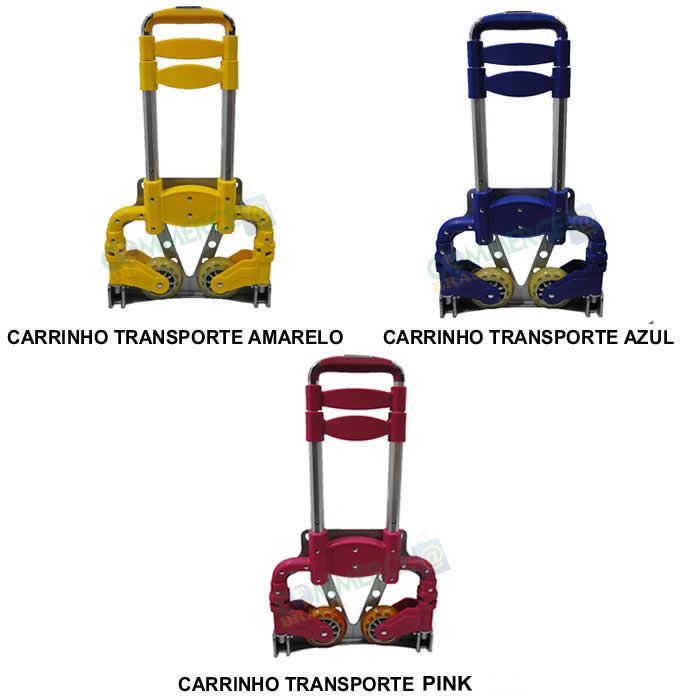 Carrinho Mão Transporte Volumes Suporta 50Kg Alumínio LG-101 - CBR-1016 Carrinho Mão Transporte Volumes Suporta 50Kg Alumínio LG-101 - CBR-1016
