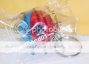 TUPPERWARE Gadgets SHAPE O BALL Sorter Toy Keychain NEW  