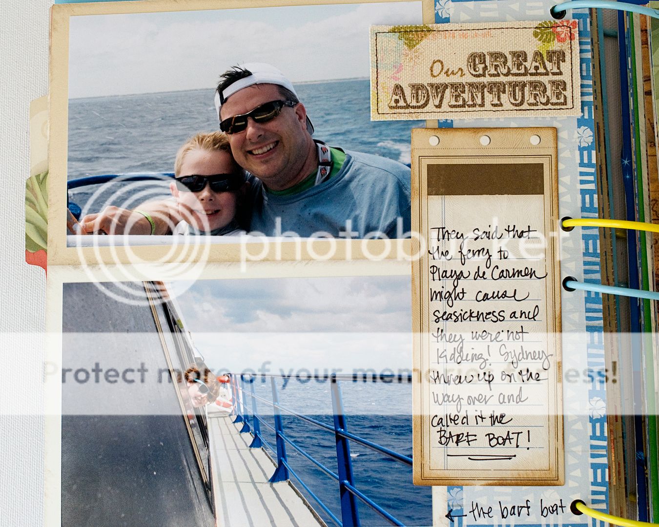 Learn how to easily create a custom photo album or scrapbook of your Disney Cruise Vacation