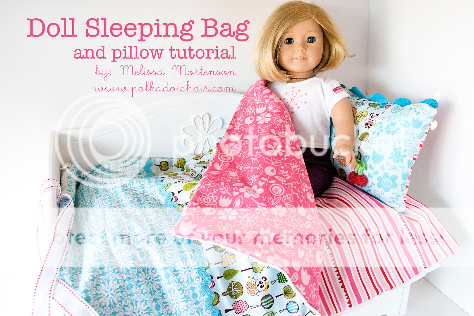 American Girl Doll Sleeping Bag Sewing Tutorial