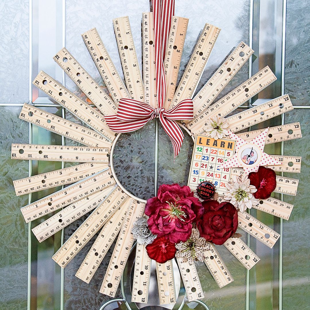 Ruler Wreath Tutorial