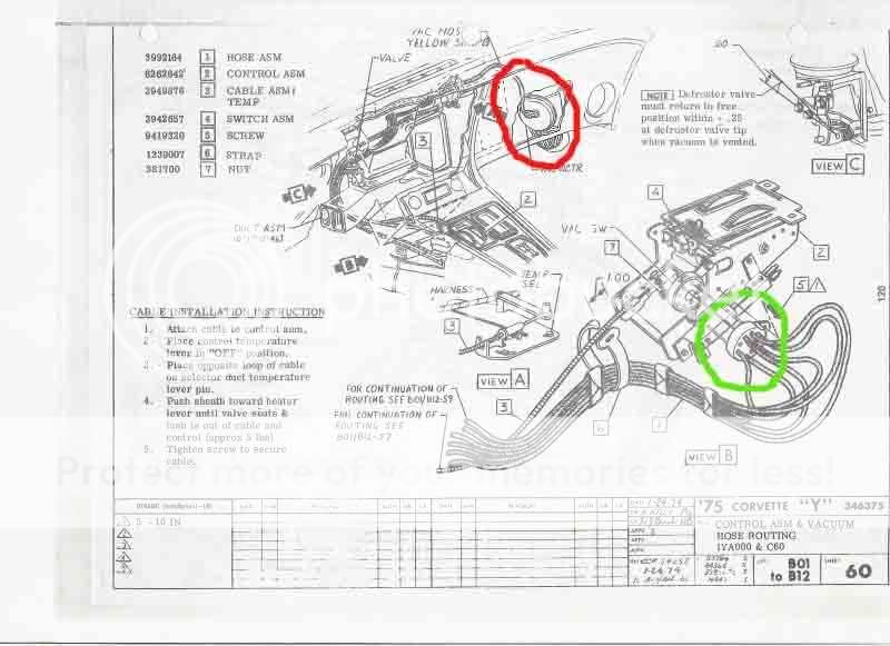 C3 Corvette Vacuum Line Diagram